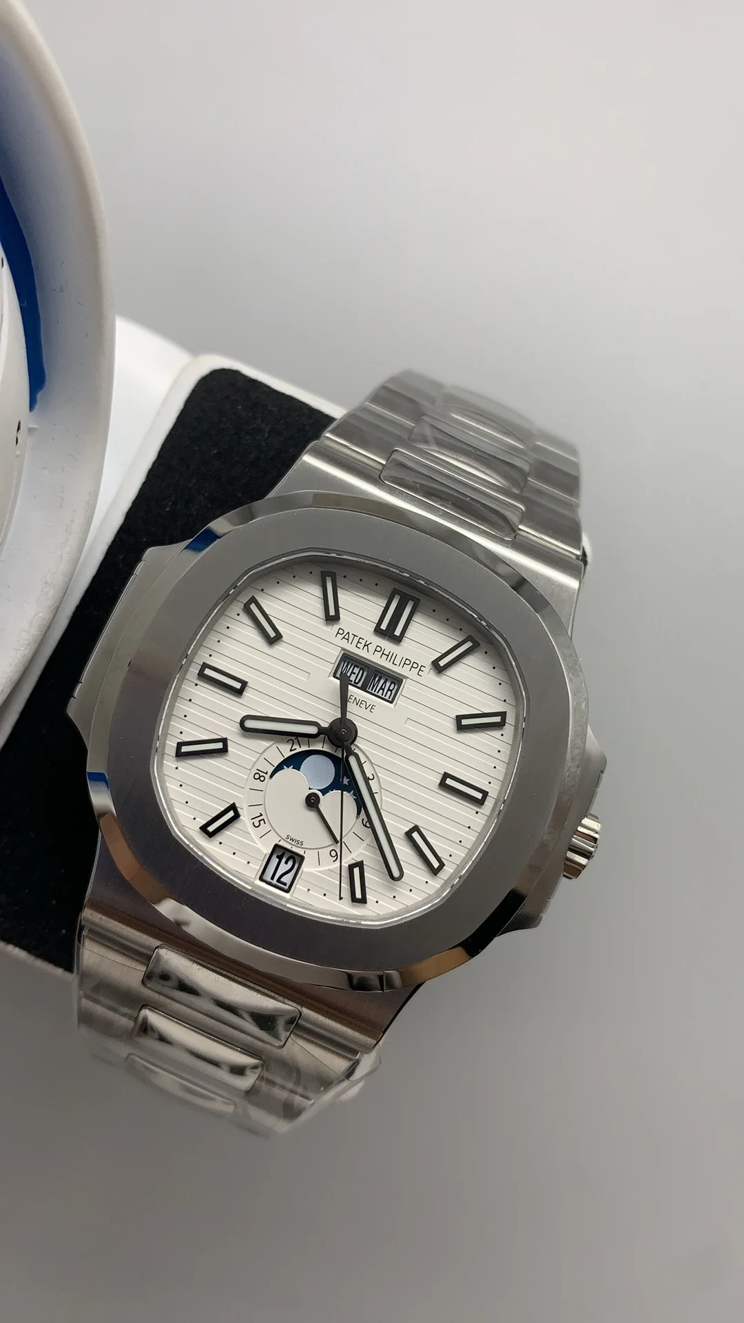 Patek Philippe 5726 — photographed off the sweep