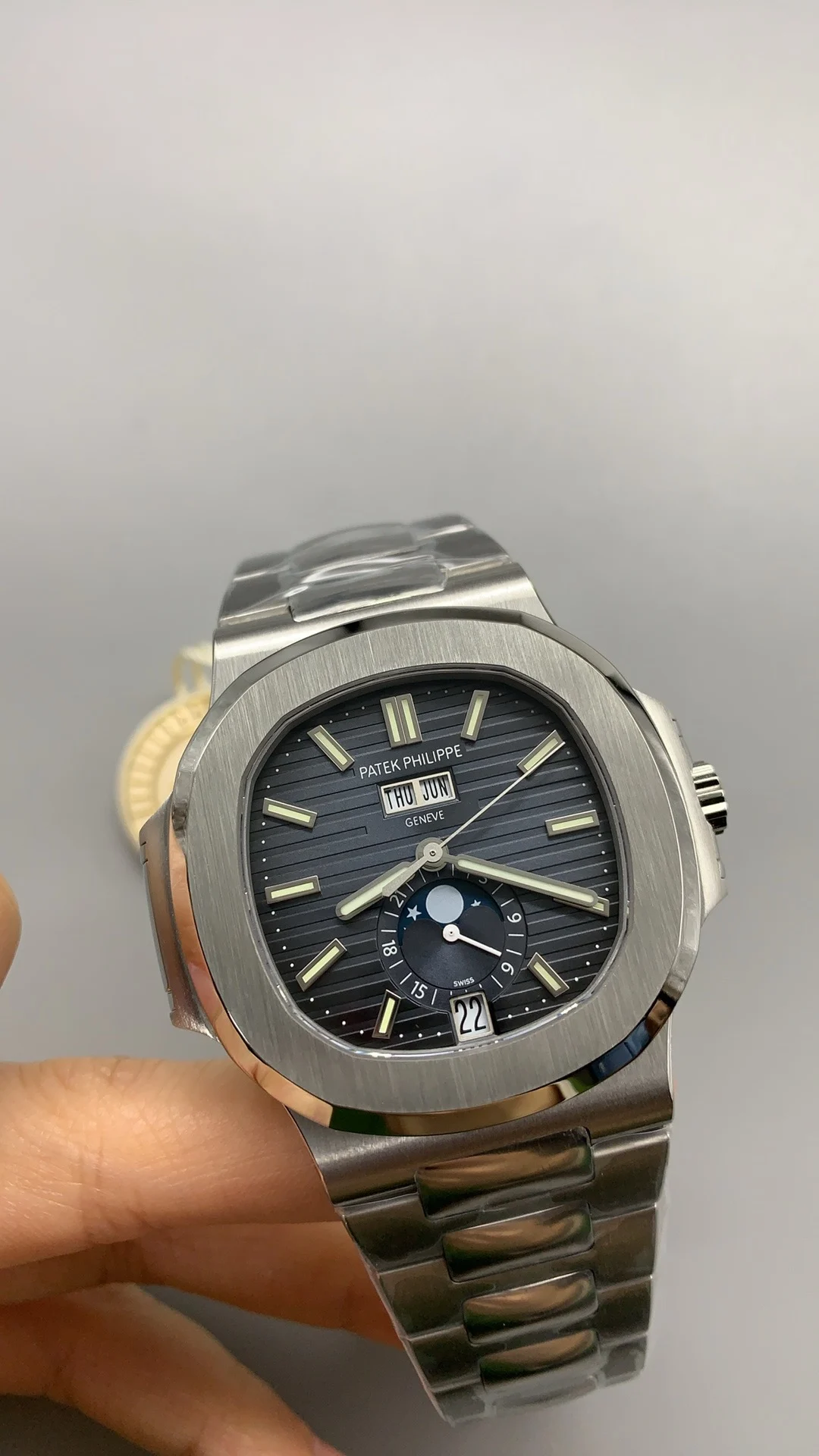 Patek Philippe 5726 — photographed off the sweep