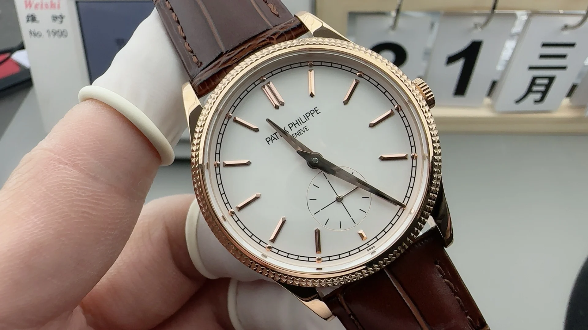 Patek Philippe 6119R — photographed off the sweep