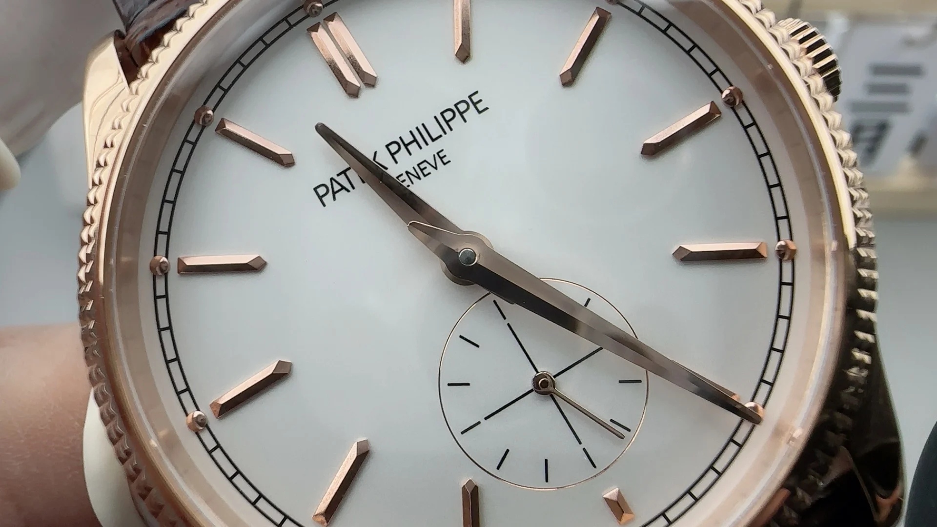 Patek Philippe 6119R — photographed off the sweep