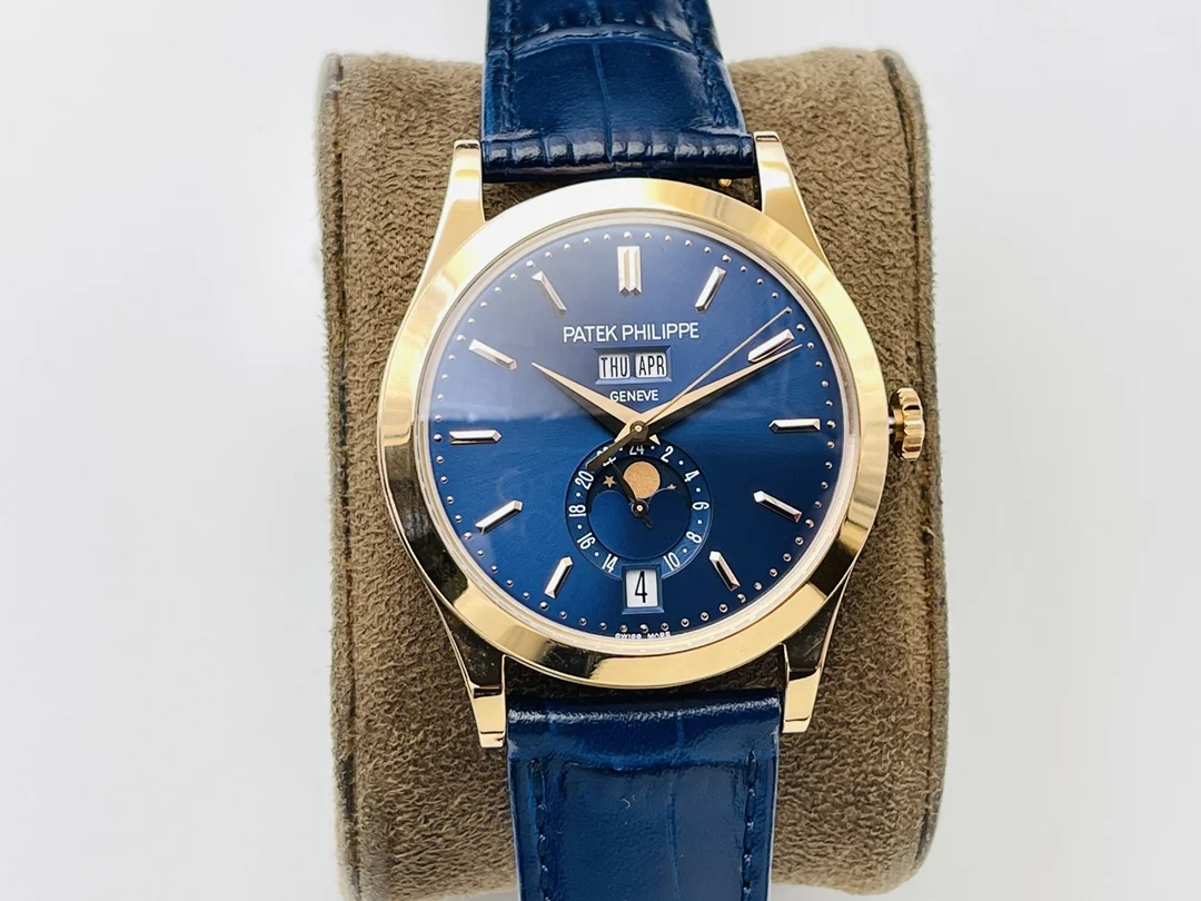 Patek Philippe Annual Calendar Grey Dial 5396 38mm — photographed off the sweep