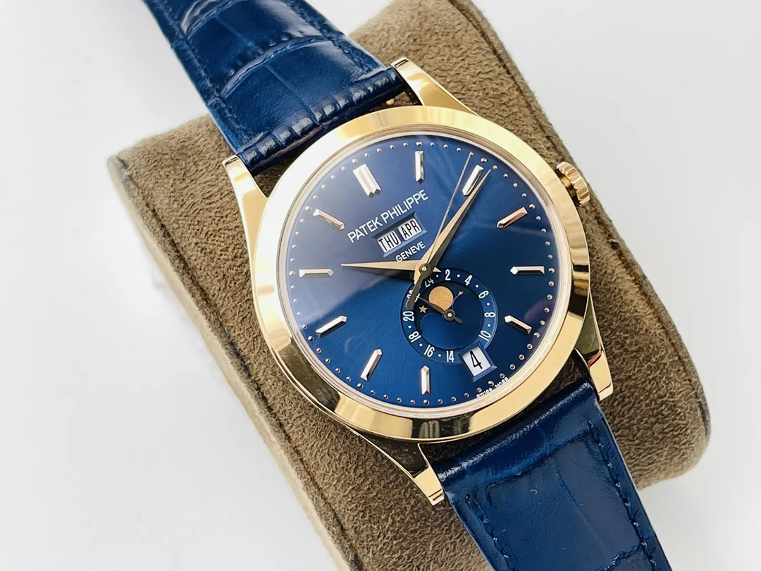 Patek Philippe Annual Calendar Grey Dial 5396 38mm — photographed off the sweep