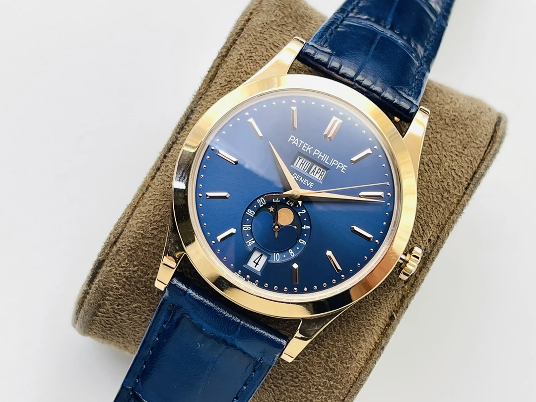 Patek Philippe Annual Calendar Grey Dial 5396 38mm — photographed off the sweep