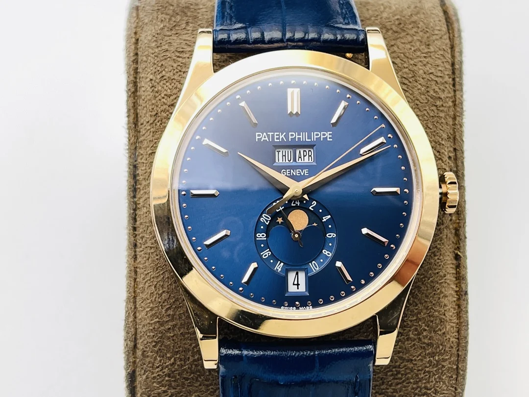 Patek Philippe Annual Calendar Grey Dial 5396 38mm — photographed off the sweep