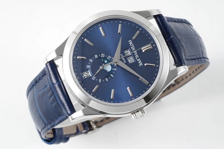 Patek Philippe Annual Calendar Grey Dial 5396 38mm — detail