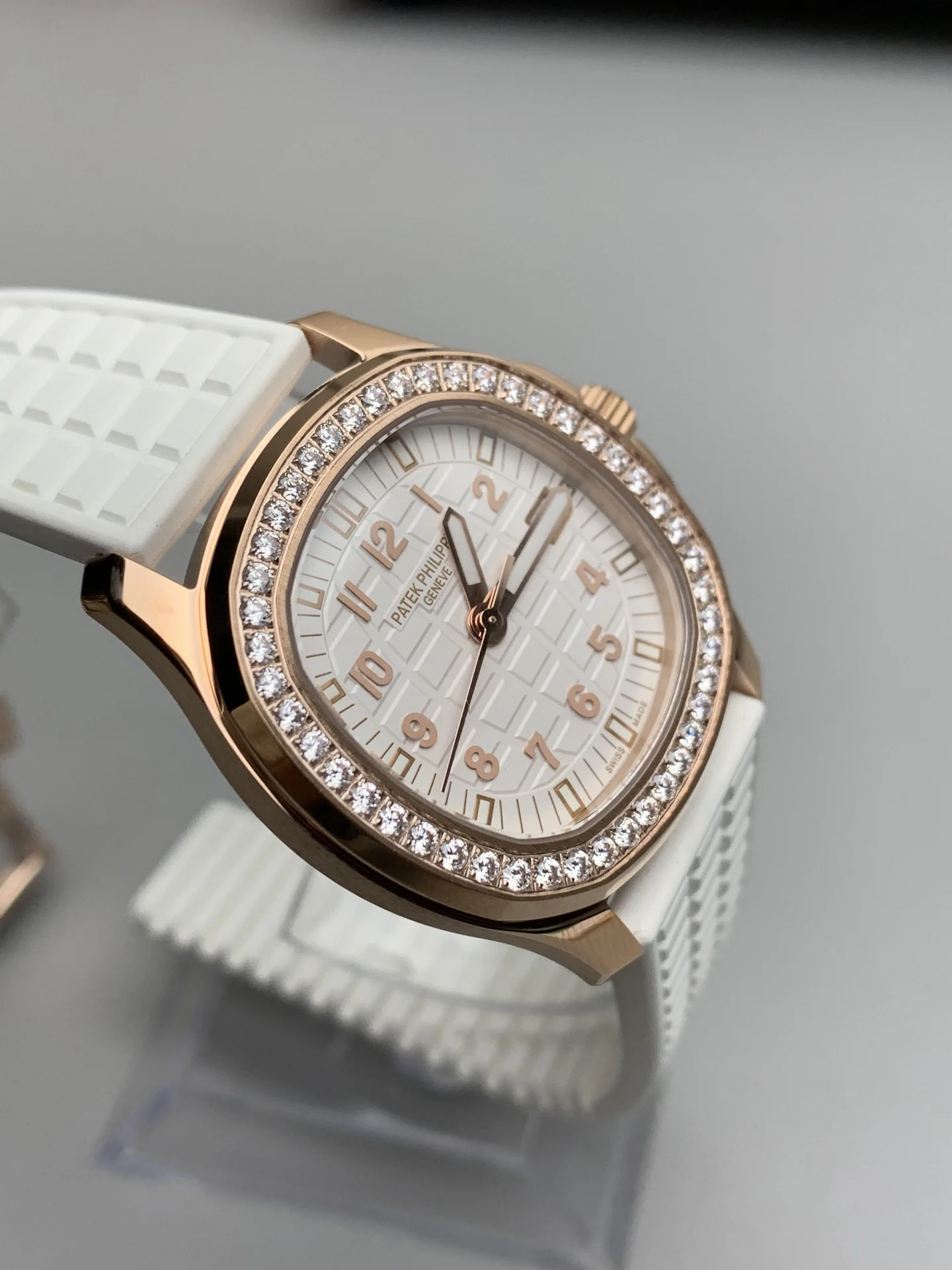 Patek Philippe Aquanaut — photographed off the sweep