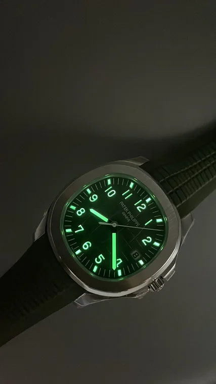 Patek Philippe Aquanaut Green Dial 5168