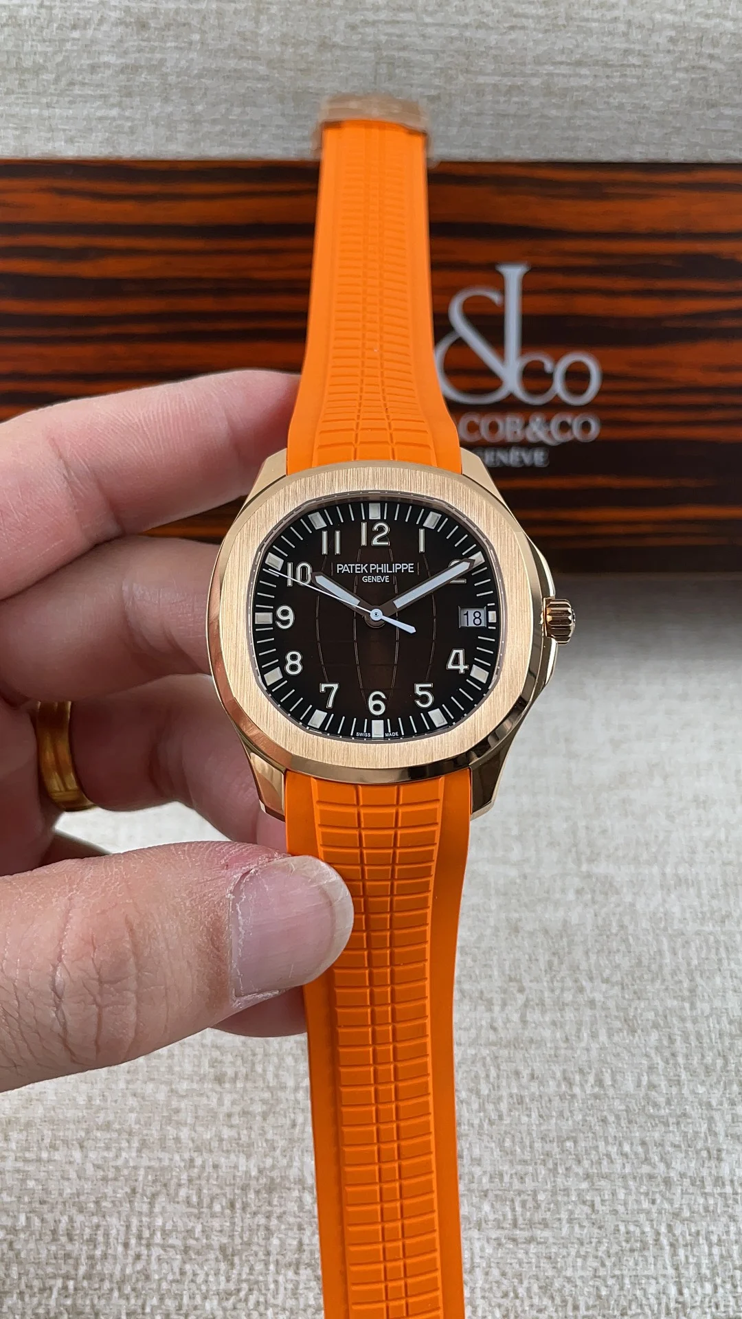 Patek Philippe Aquanaut Rose Gold