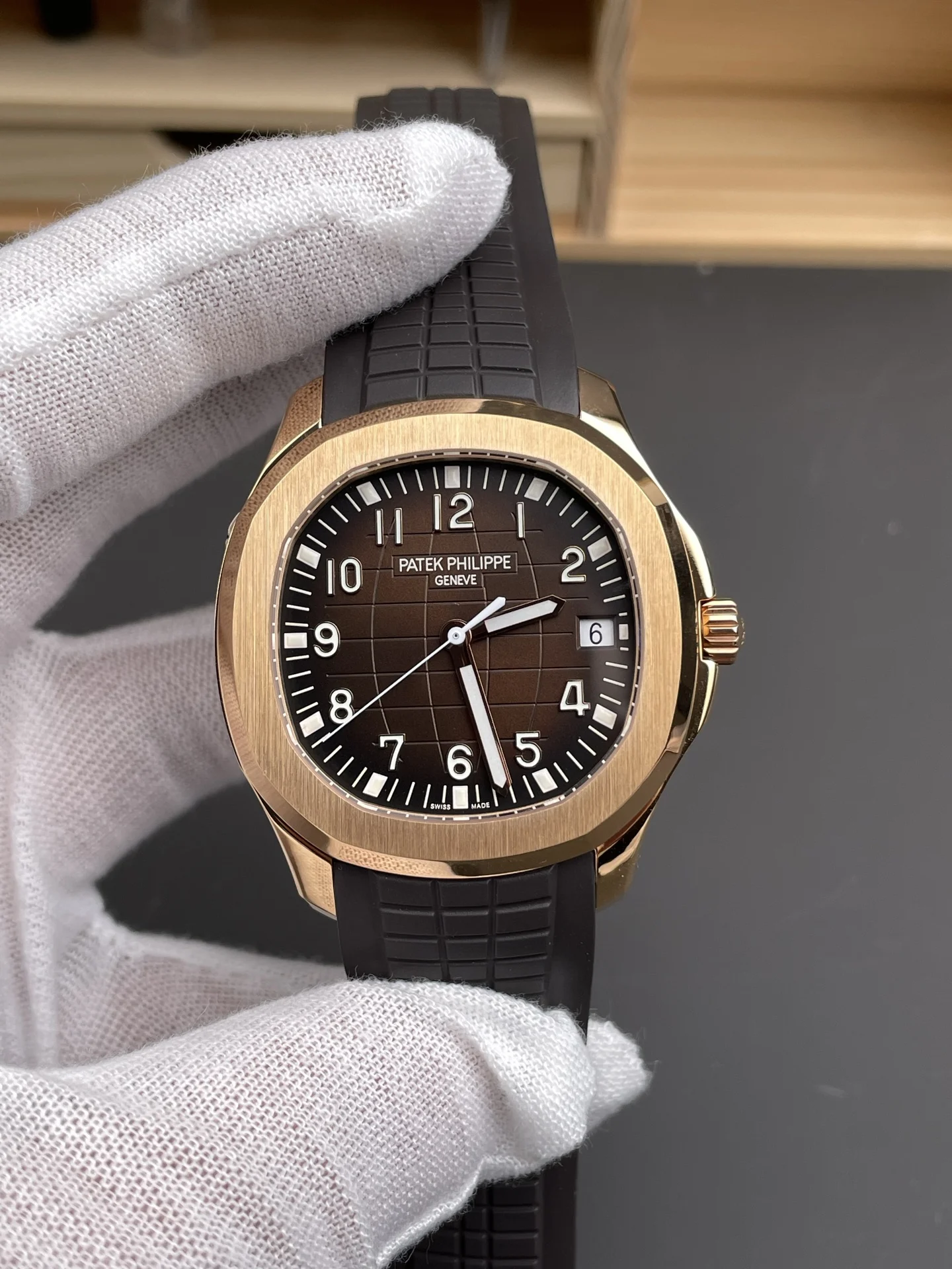 Patek Philippe Aquanaut Rose Gold Brown Dial 5167 40mm