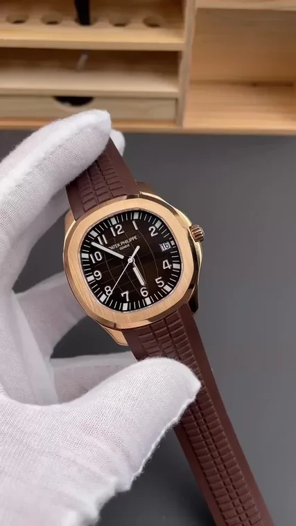 Patek Philippe Aquanaut Rose Gold Brown Dial 5167R 40mm