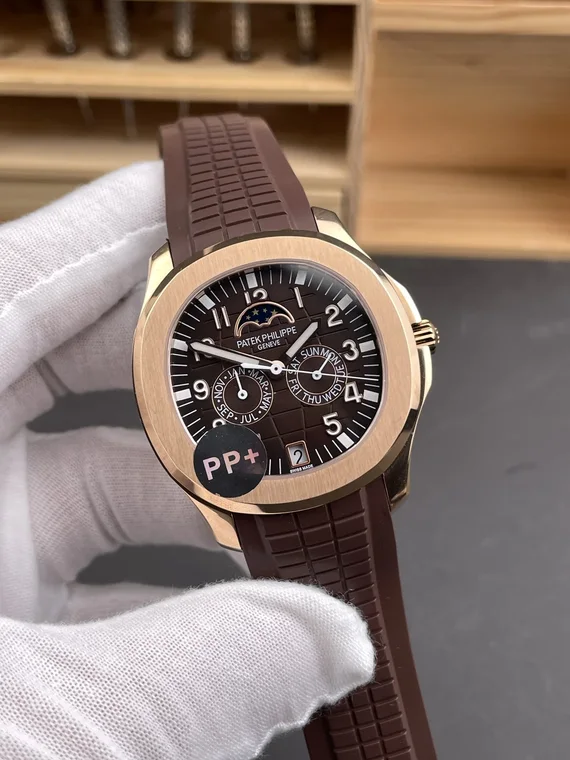 Patek Philippe Aquanaut Rose Gold Brown Dial 5261