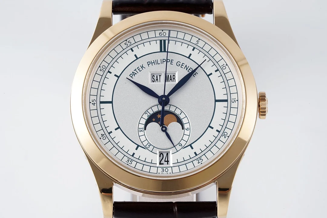 Patek Philippe Calatrava Annual Calendar 5396R — photographed off the sweep