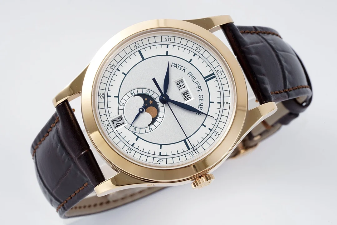 Patek Philippe Calatrava Annual Calendar 5396R — photographed off the sweep
