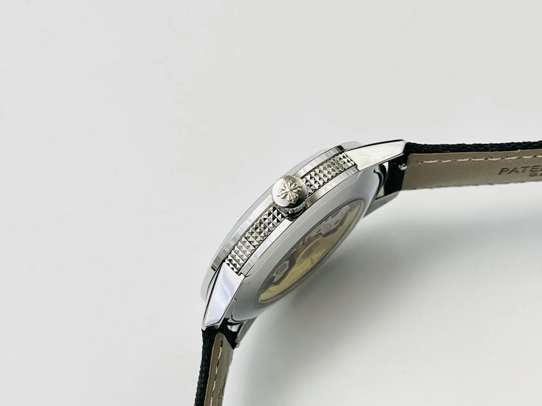 Patek Philippe Calatrava White Gold — photographed off the sweep