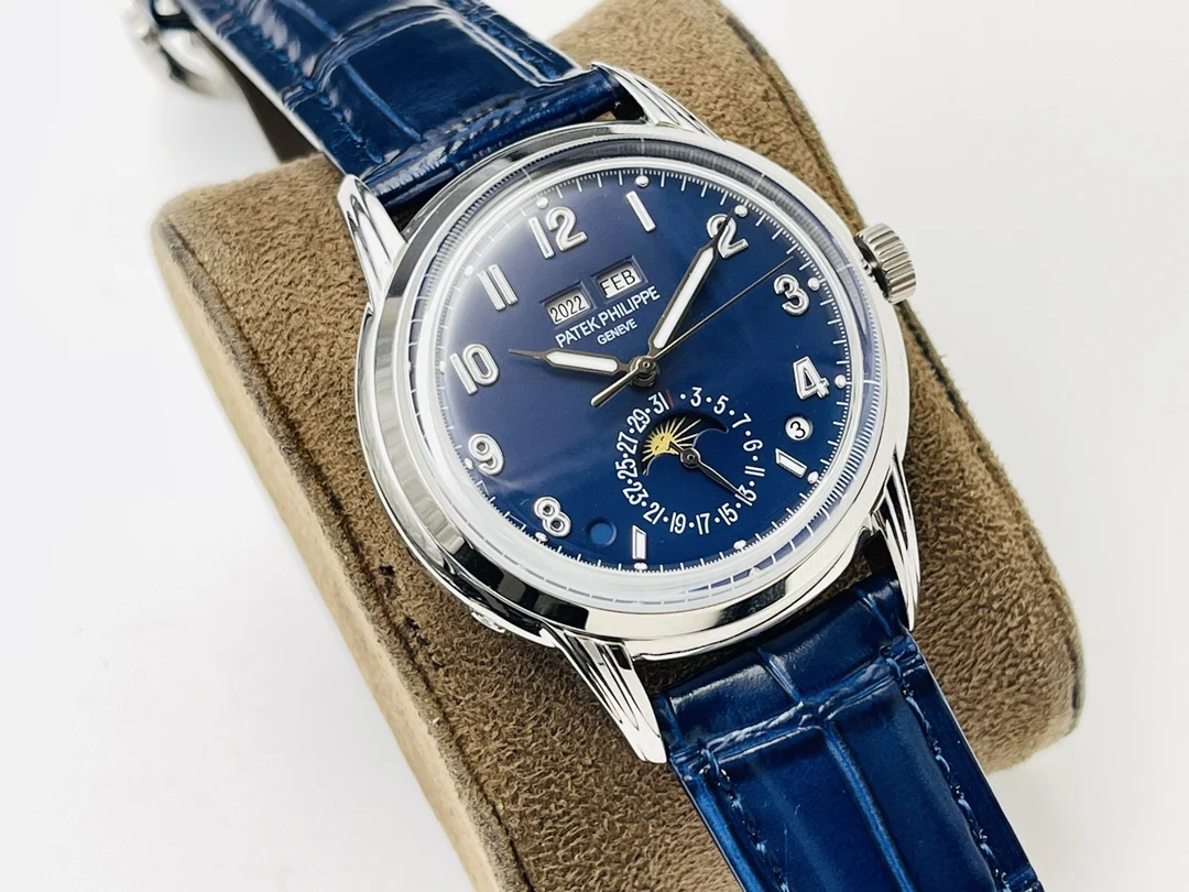 Patek Philippe Chocolate Steel Brown Dial 40mm — photographed off the sweep