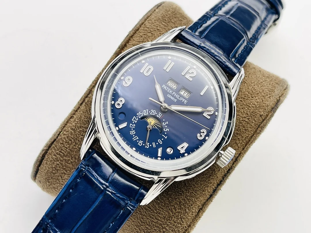 Patek Philippe Chocolate Steel Brown Dial 40mm — photographed off the sweep