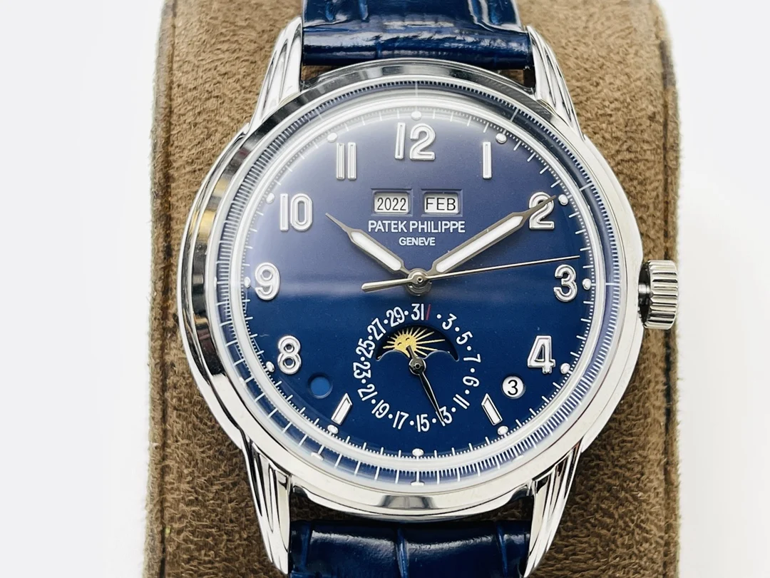 Patek Philippe Chocolate Steel Brown Dial 40mm — photographed off the sweep