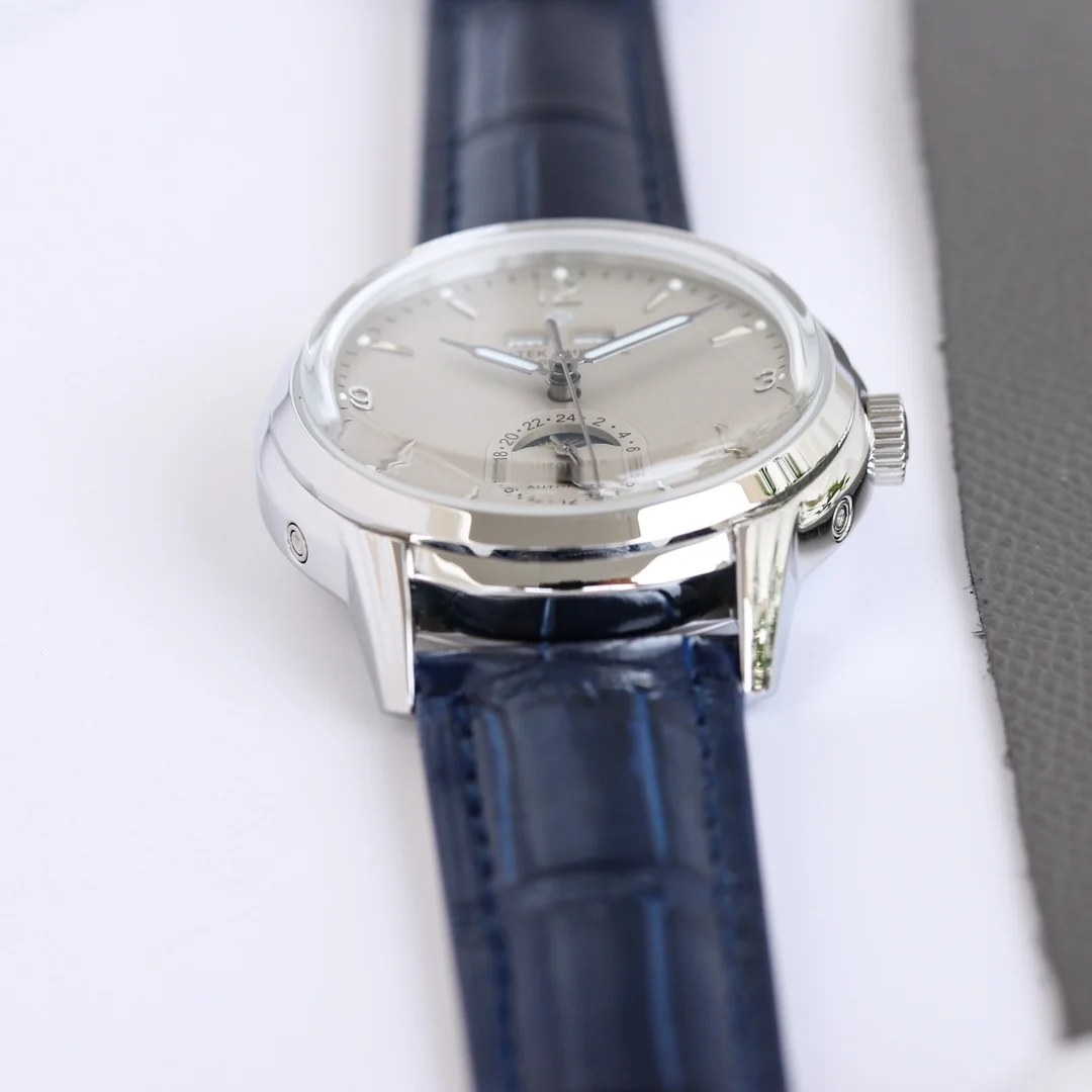 Patek Philippe Chocolate Steel Brown Dial 40mm — photographed off the sweep