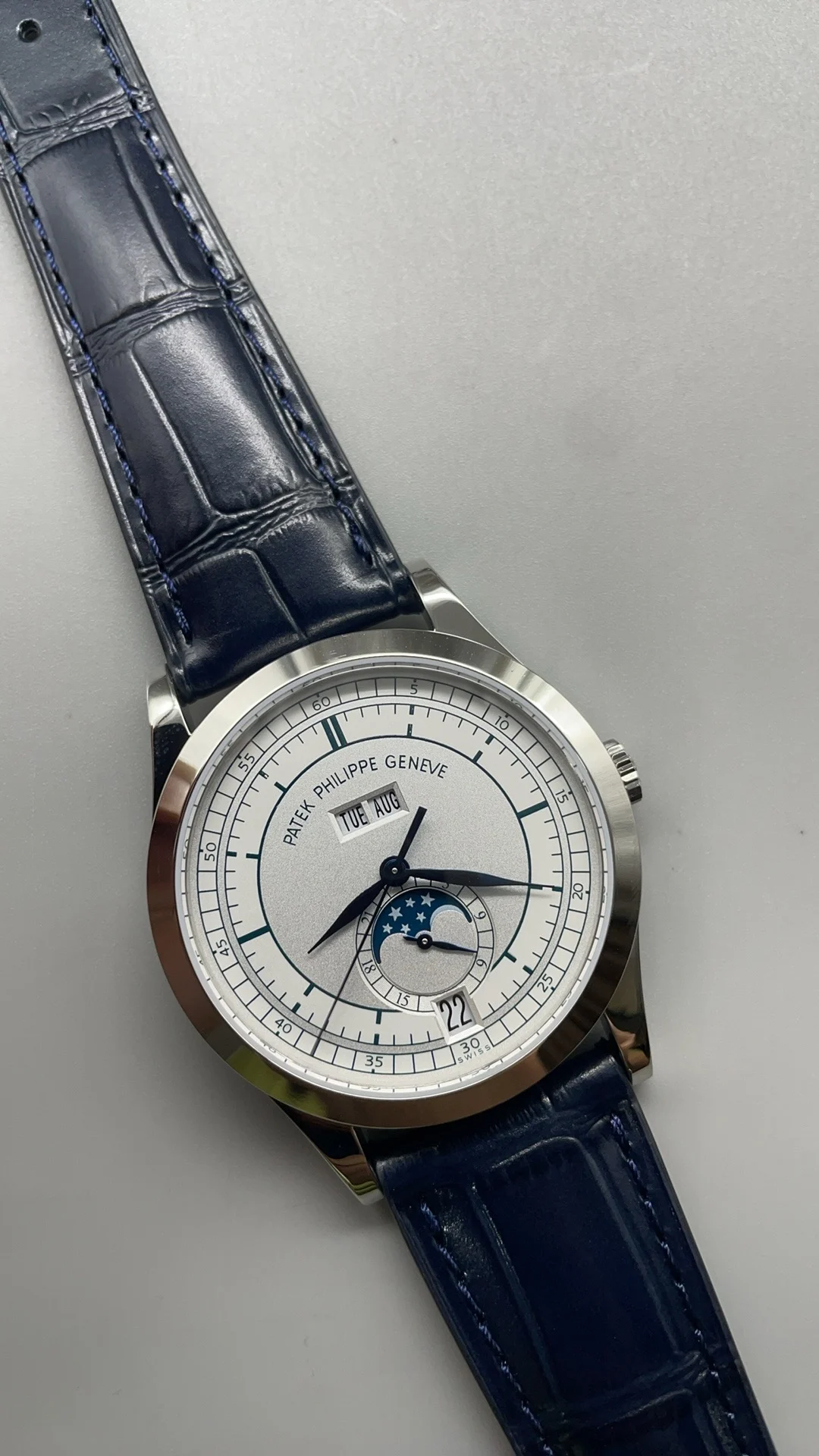 Patek Philippe, Classic Collection, Multifunctions — photographed off the sweep