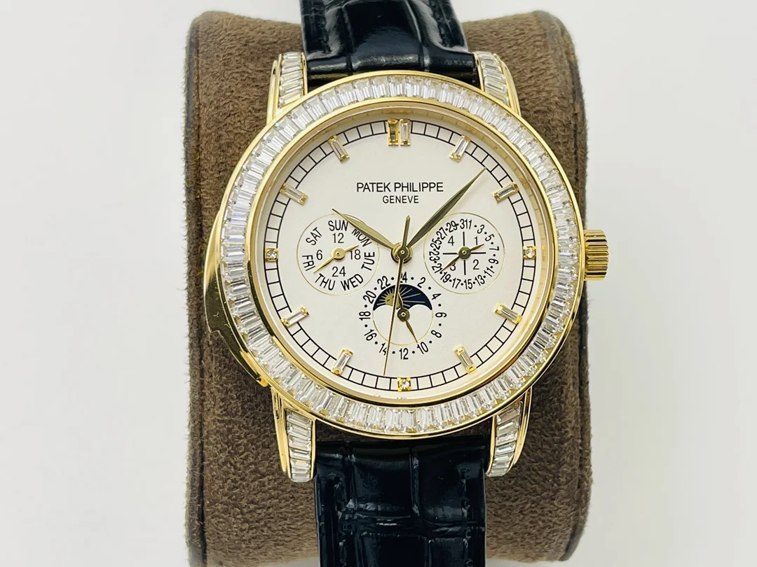 Patek Philippe Diamond-Set 42mm — photographed off the sweep