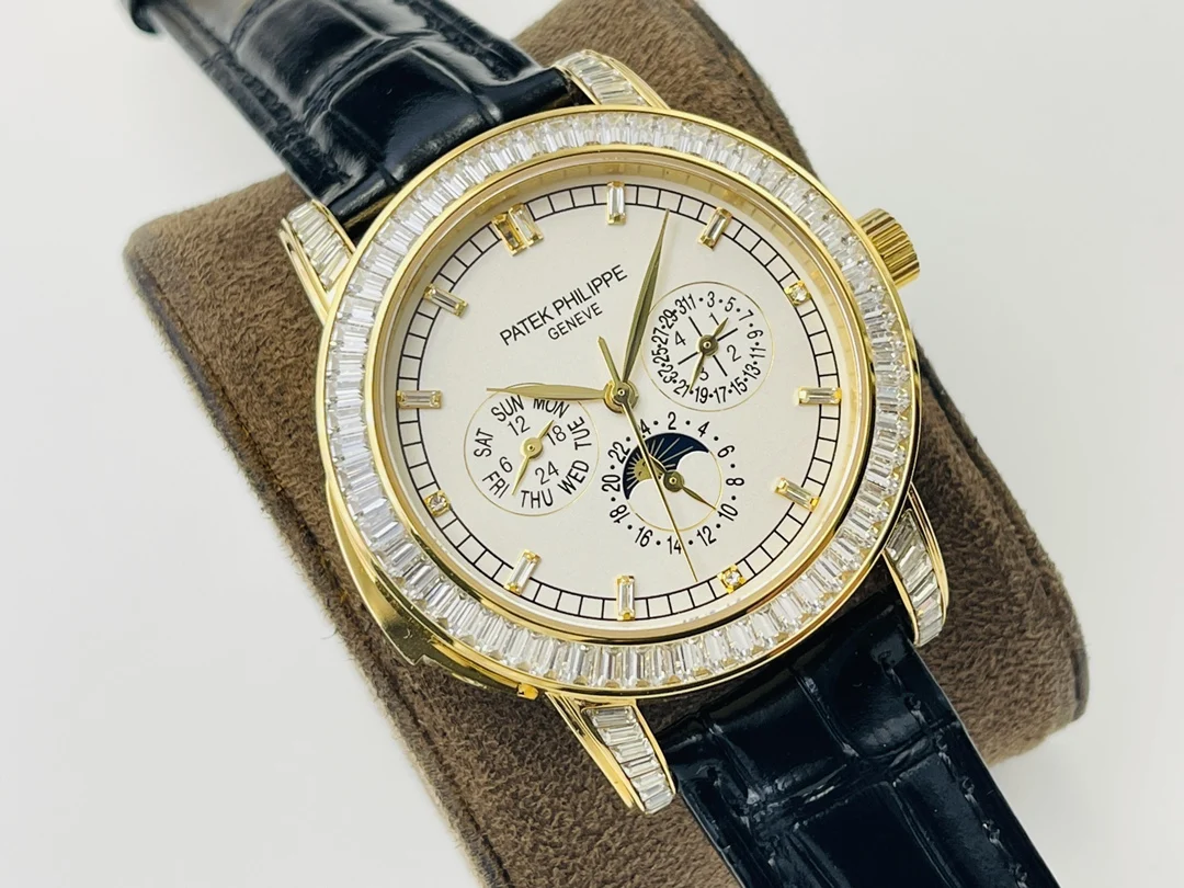 Patek Philippe Diamond-Set 42mm — photographed off the sweep