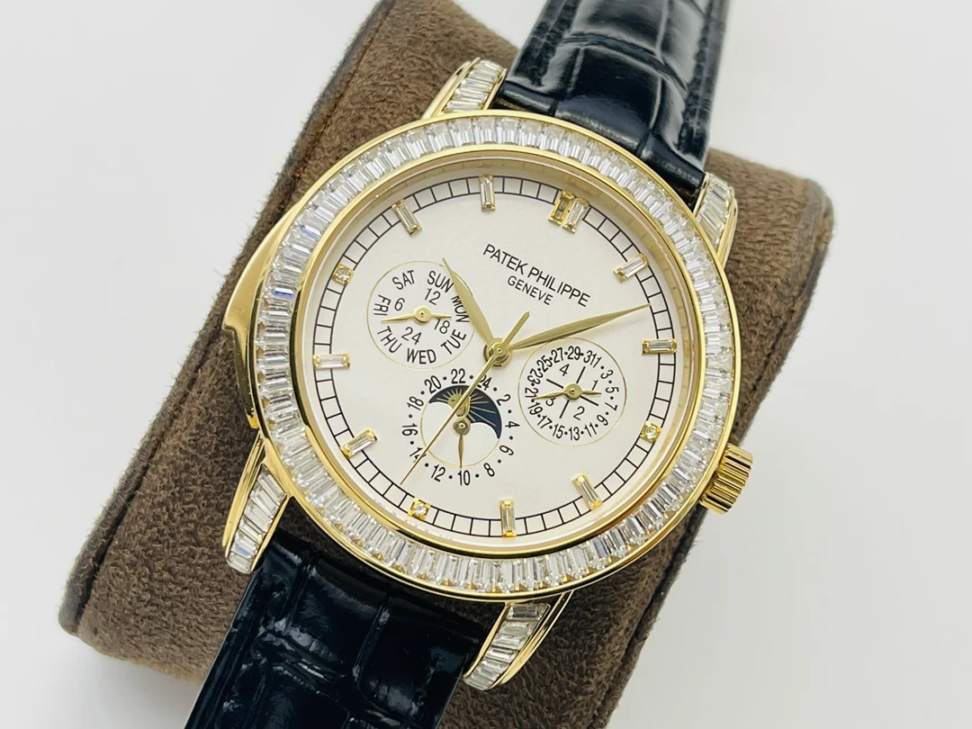 Patek Philippe Diamond-Set 42mm — photographed off the sweep