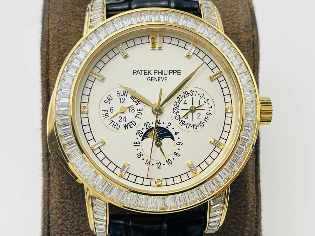 Patek Philippe Diamond-Set 42mm — photographed off the sweep