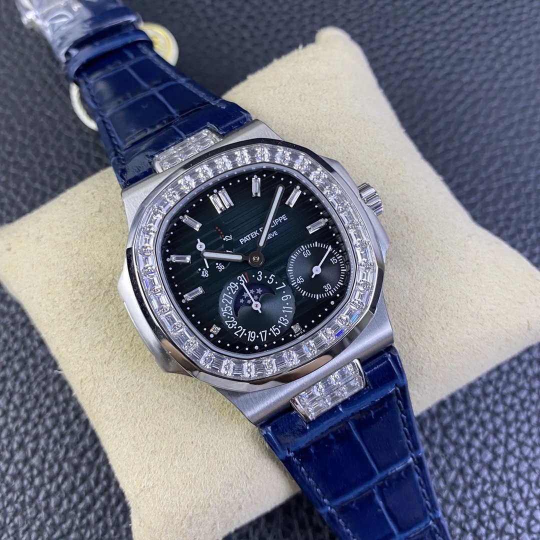 Patek Philippe Diamond-Set — photographed off the sweep
