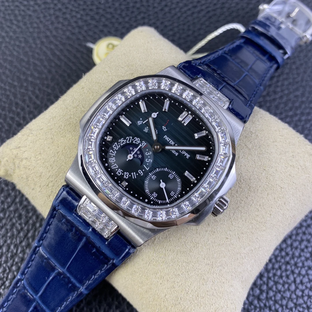 Patek Philippe Diamond-Set — photographed off the sweep