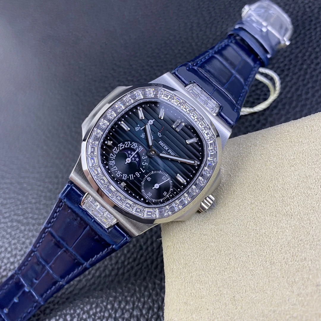 Patek Philippe Diamond-Set — photographed off the sweep