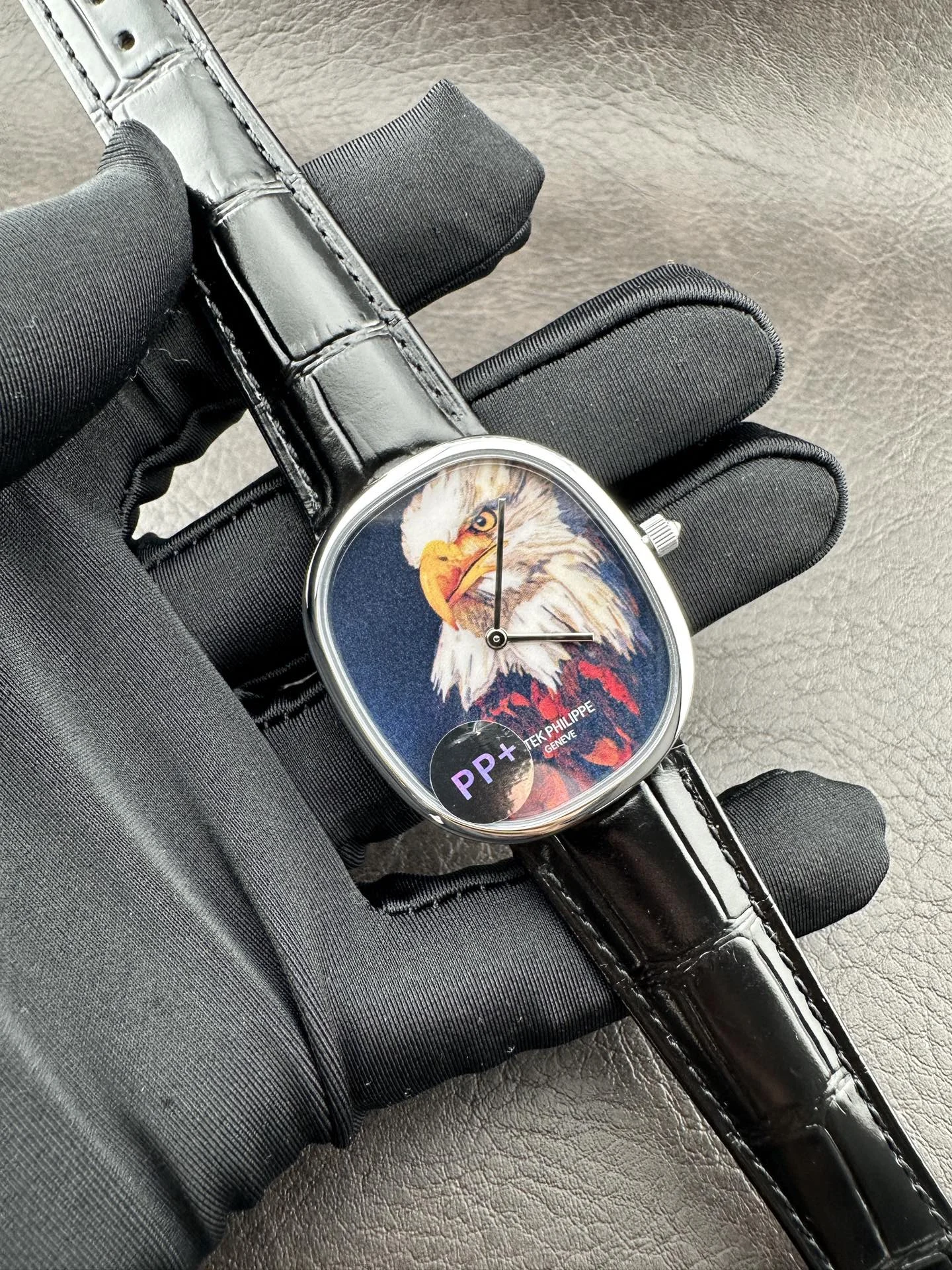 Patek Philippe Golden Ellipse — photographed off the sweep