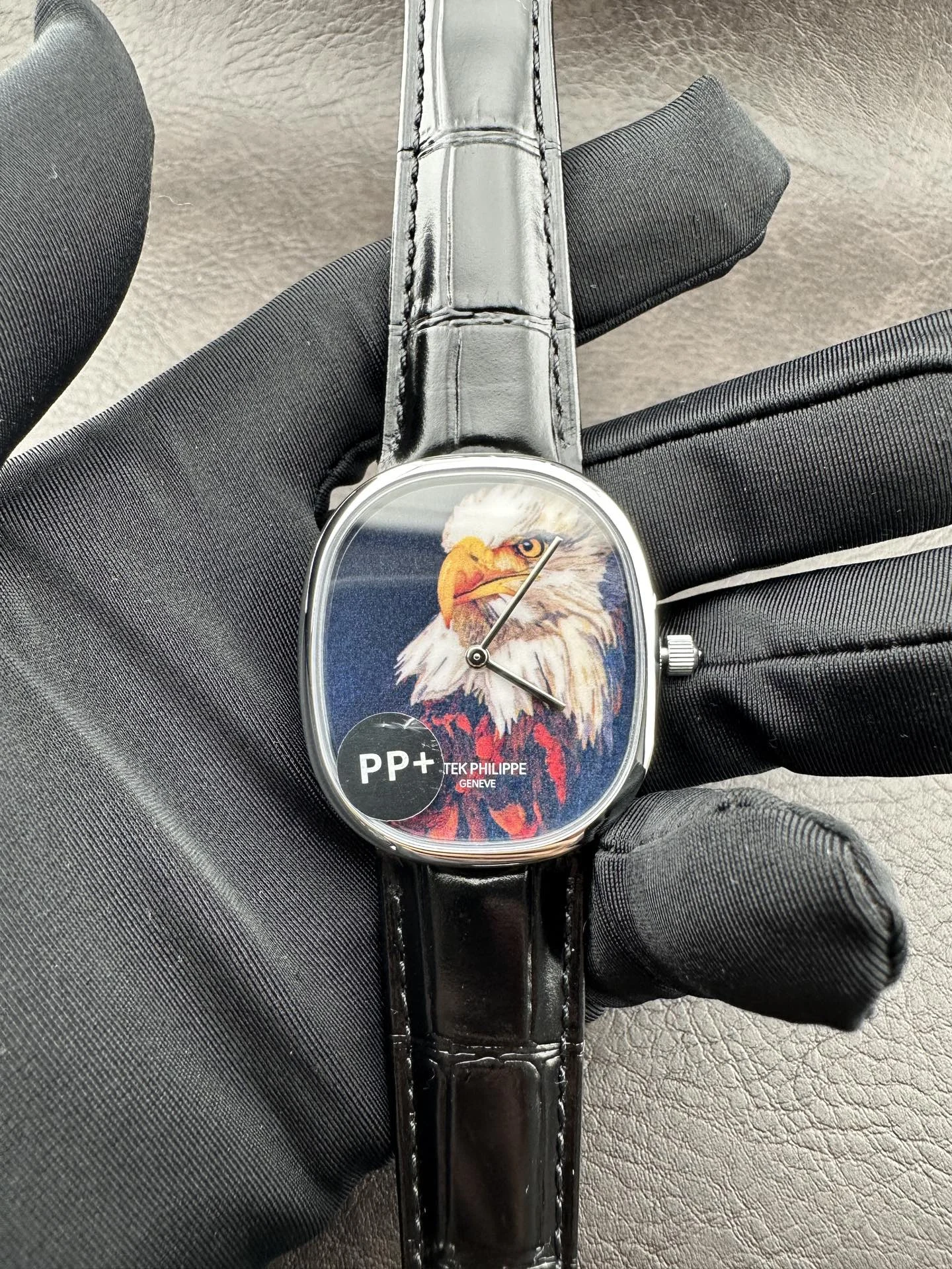 Patek Philippe Golden Ellipse — photographed off the sweep