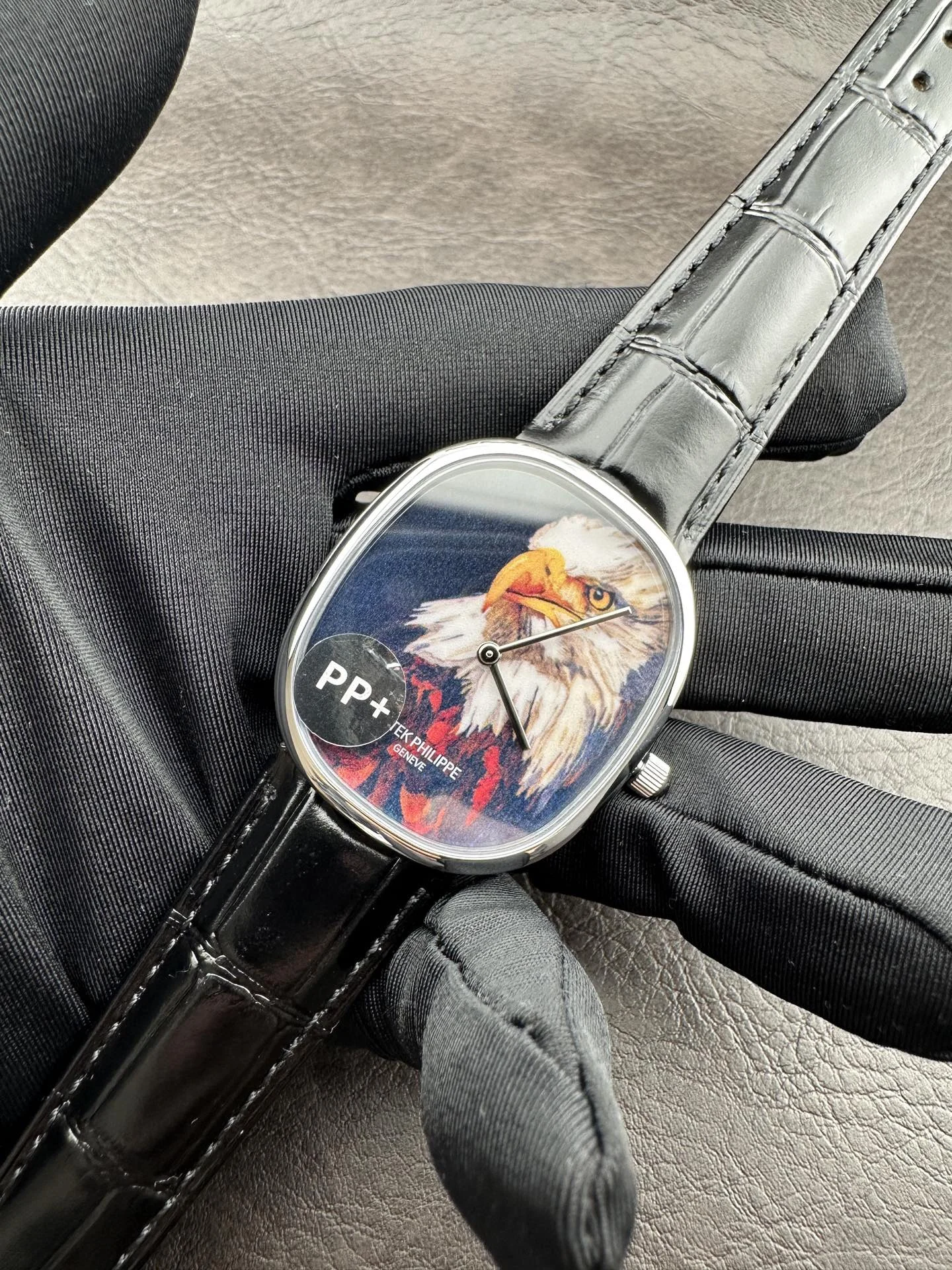 Patek Philippe Golden Ellipse — photographed off the sweep