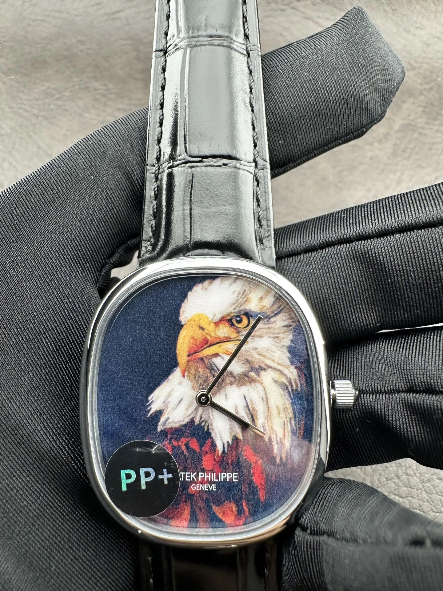 Patek Philippe Golden Ellipse — photographed off the sweep
