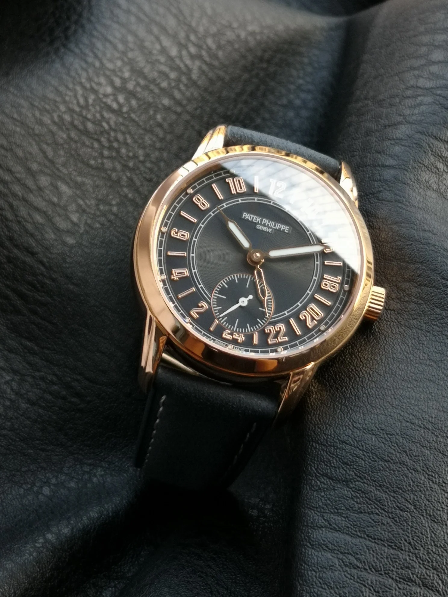Patek Philippe highly recommended: A classic timepiece crafted with great — photographed off the sweep