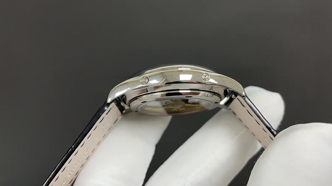 Patek Philippe Moon Phase 5146R 39mm — photographed off the sweep