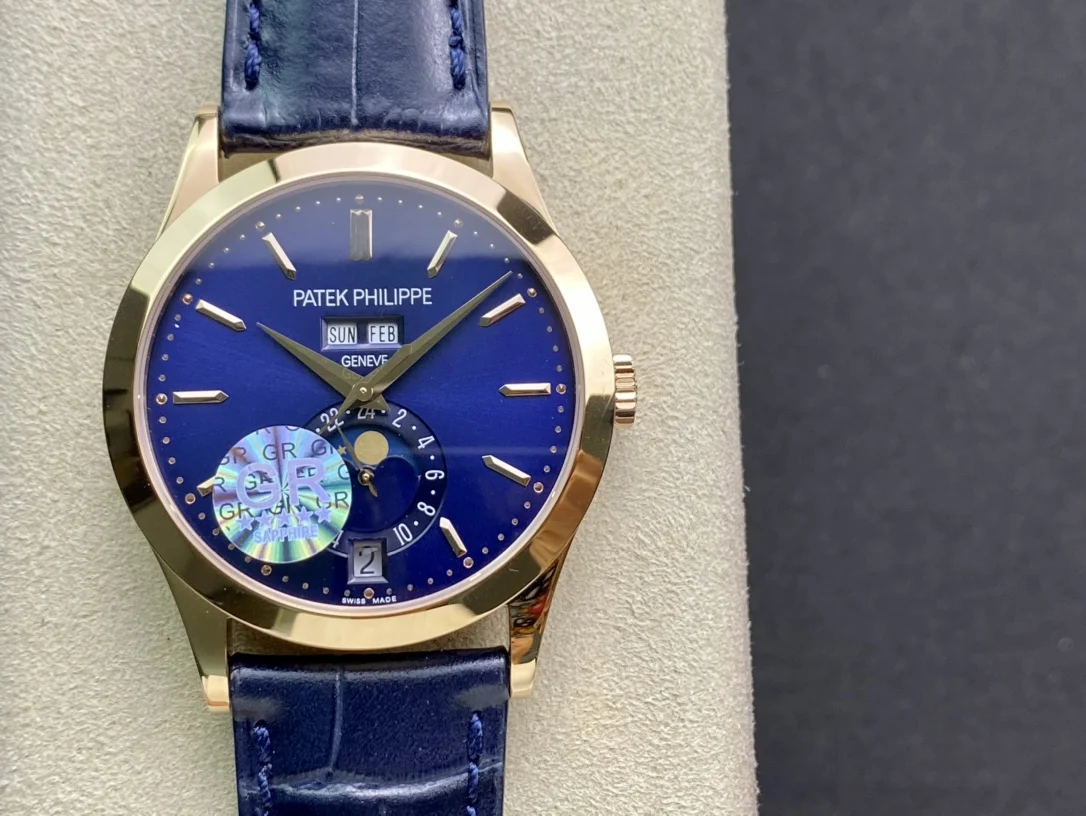 Patek Philippe Moon Phase 5396 — photographed off the sweep