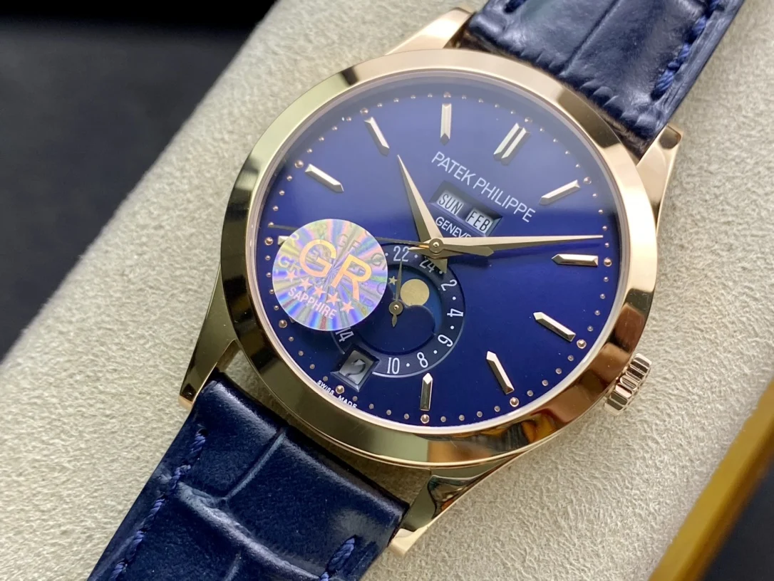 Patek Philippe Moon Phase 5396 — photographed off the sweep