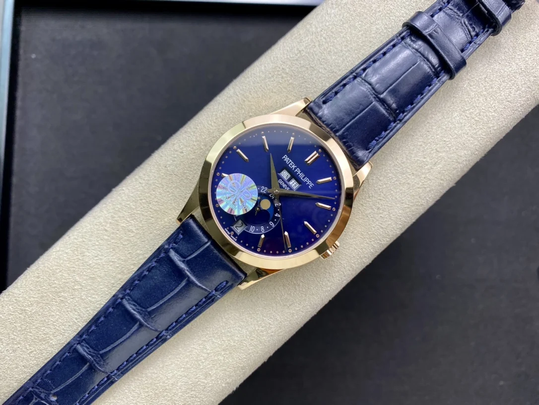 Patek Philippe Moon Phase 5396 — photographed off the sweep