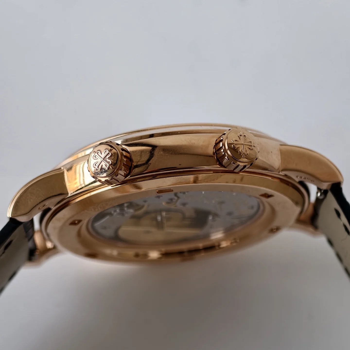 Patek Philippe Moon Phase 6102 β photographed off the sweep
