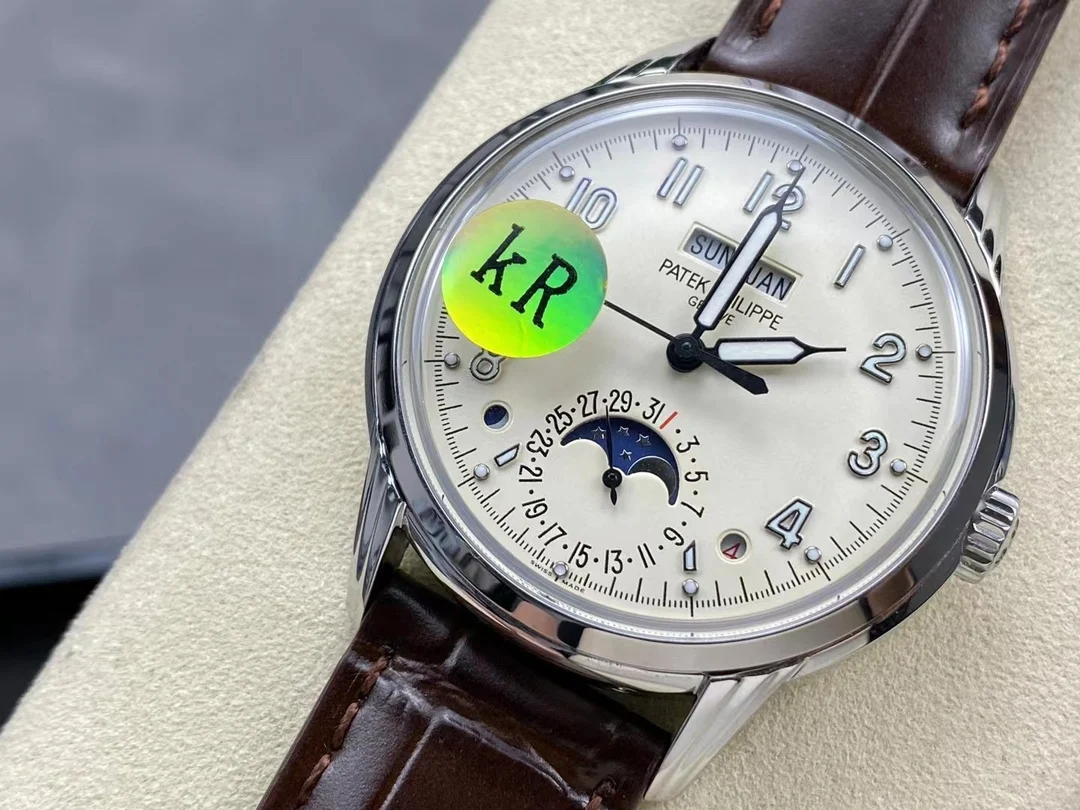 Patek Philippe Moon Phase Steel — photographed off the sweep