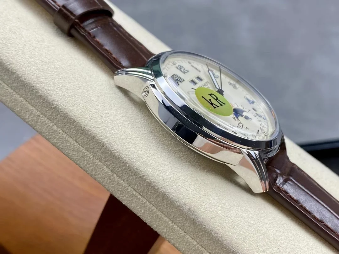 Patek Philippe Moon Phase Steel — photographed off the sweep