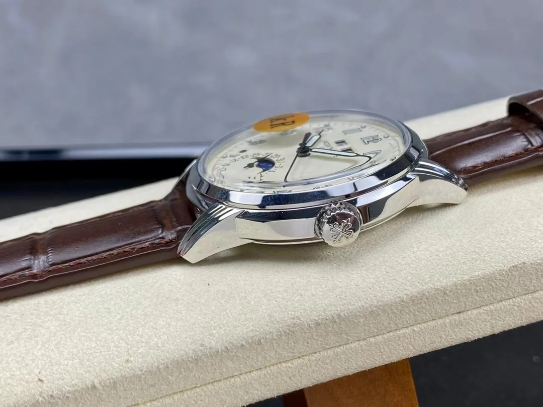 Patek Philippe Moon Phase Steel — photographed off the sweep