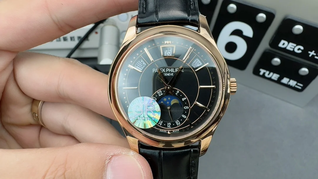 Patek Philippe Moon Phase — photographed off the sweep