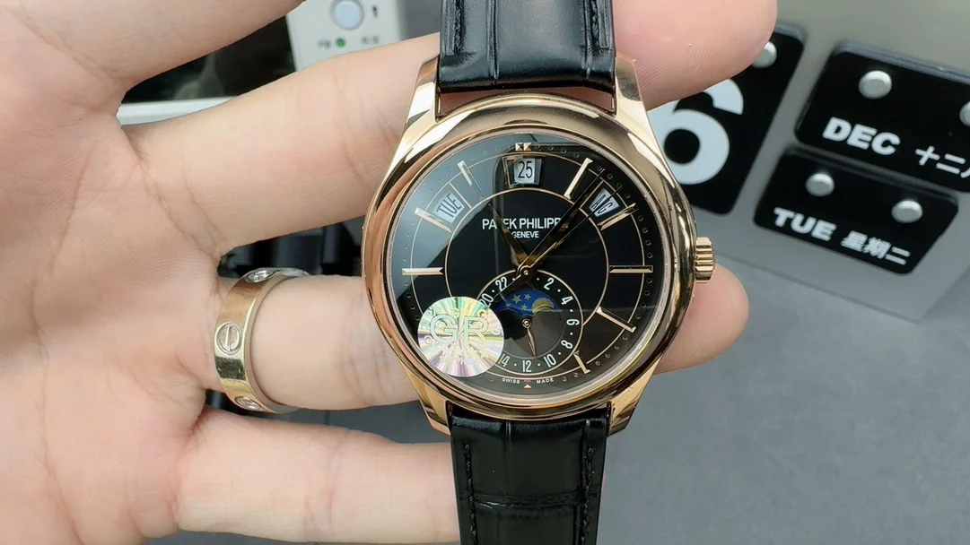 Patek Philippe Moon Phase — photographed off the sweep