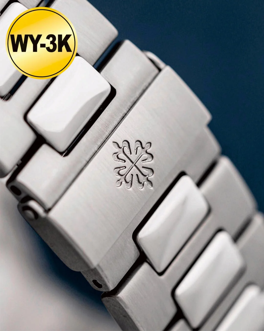 Patek Philippe Nautilus — photographed off the sweep