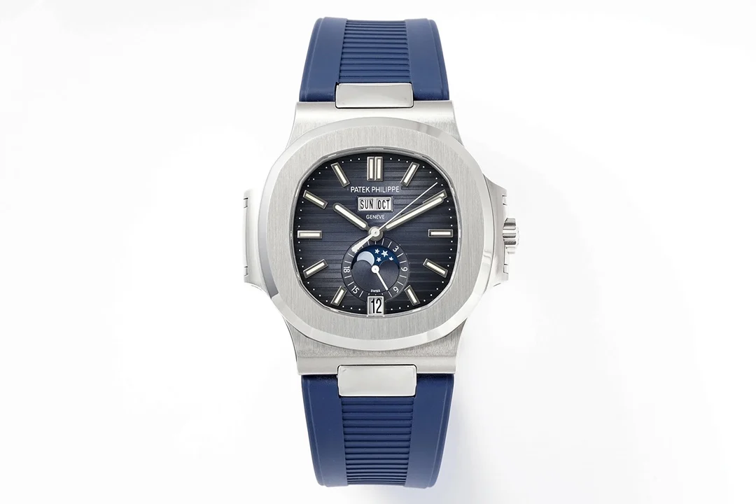 Patek Philippe Nautilus Annual Calendar Steel Blue Dial 5726