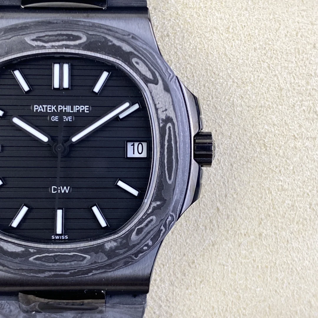Patek Philippe Nautilus Ceramic 5711 — photographed off the sweep