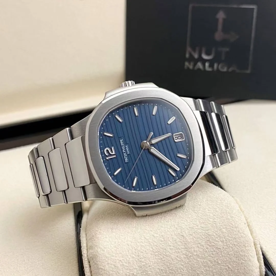 Patek Philippe Nautilus Diamond-Set — photographed off the sweep