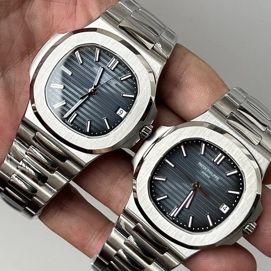 Patek Philippe Nautilus Platinum 5711 — photographed off the sweep